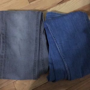H&M super skinny super low bundle gray blue 28/32